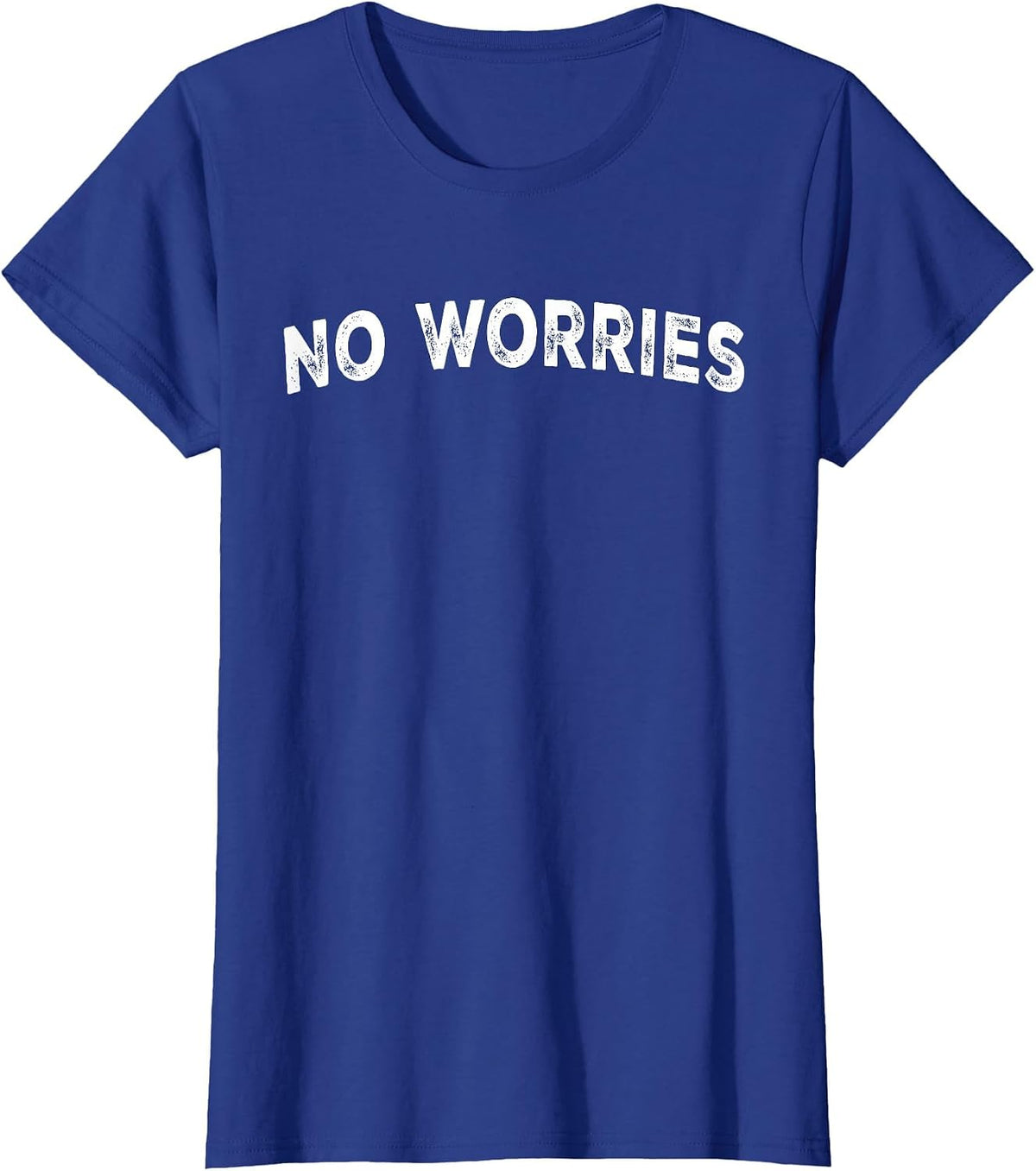 No Worries T-Shirt - Royal Blue