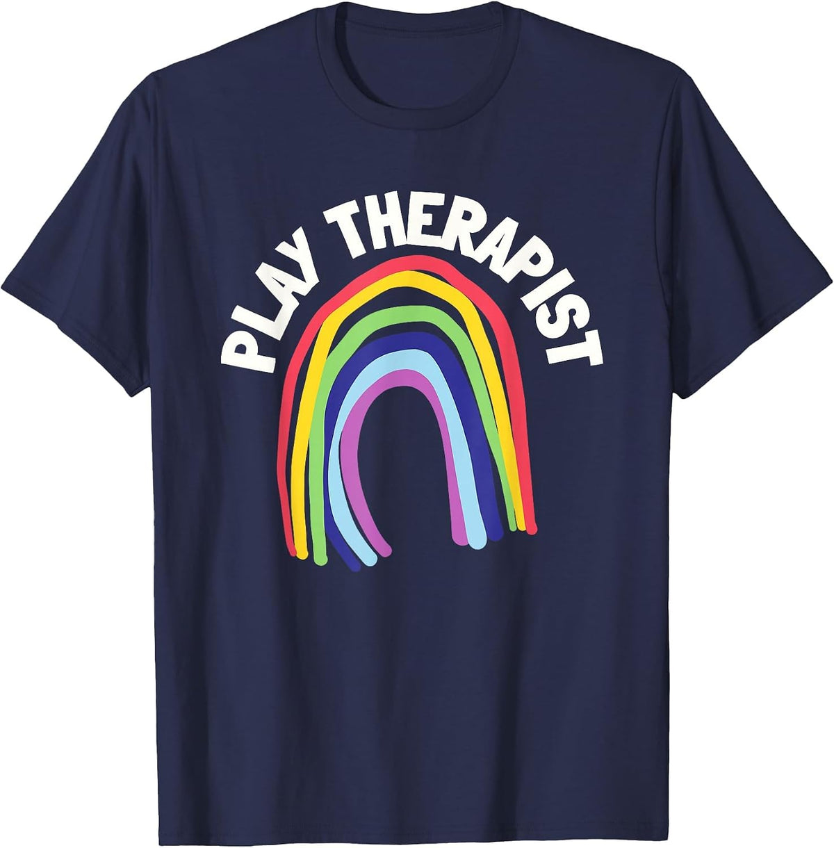 Play Therapist - Recreational Therapy Therapist RT Month T-Shirt - Navy Blue