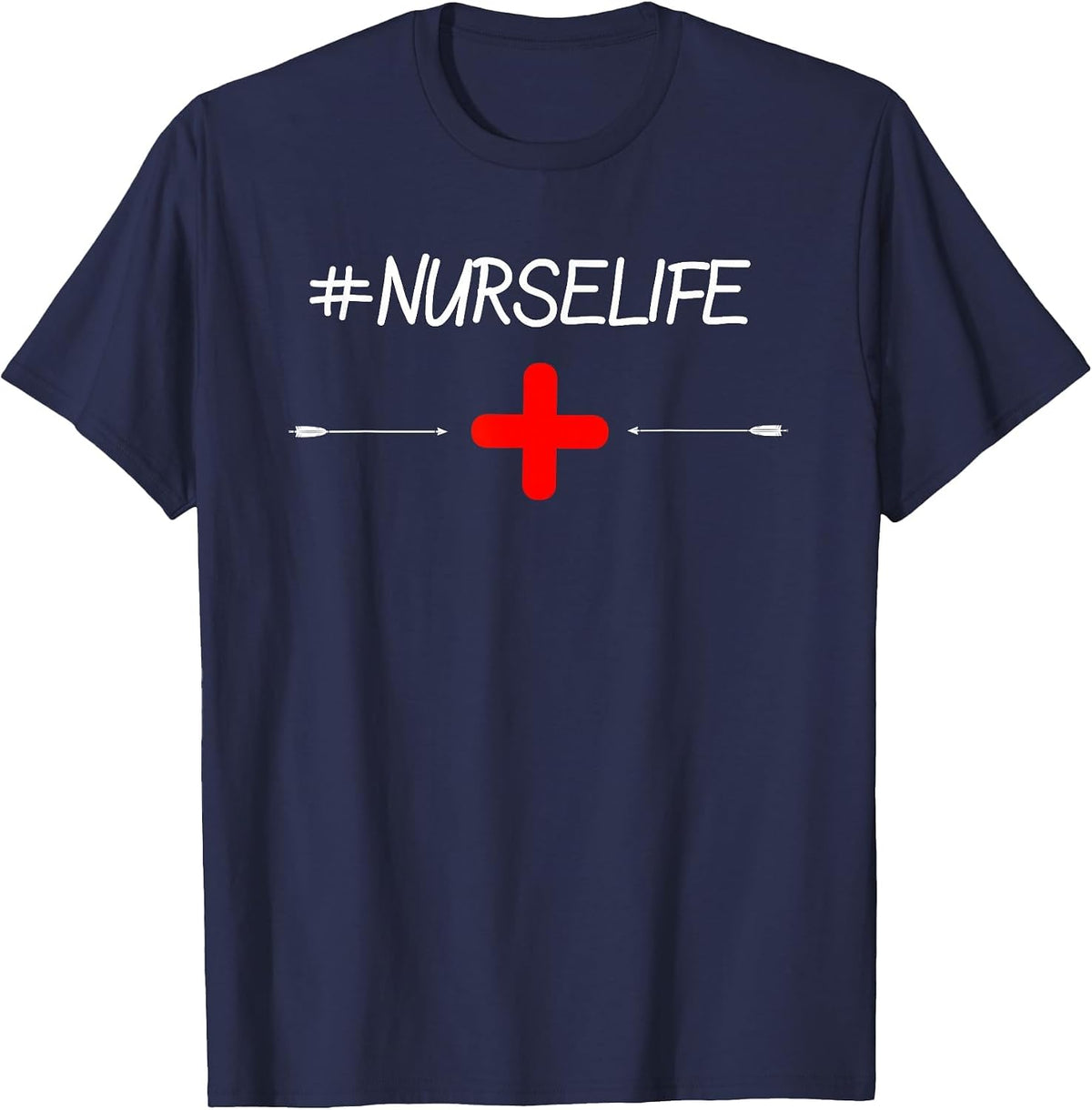 #Nurselife Nurse Life Nursing LPN RN Tshirt T-Shirt - Navy Blue