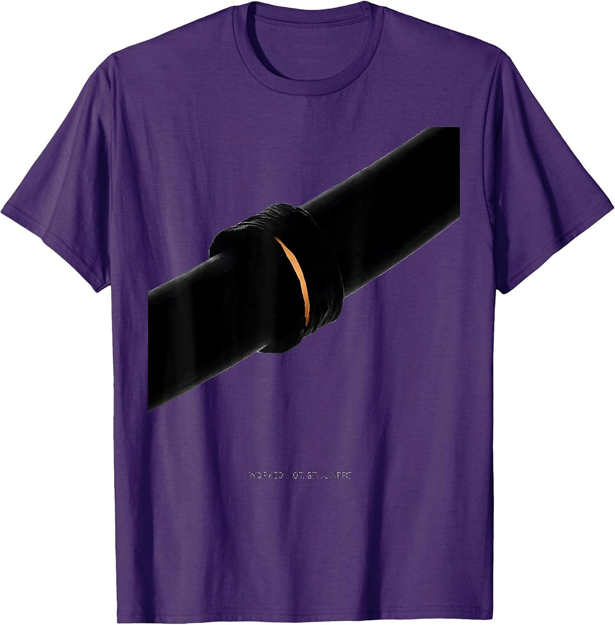 Men's Worked Hot Still Here Funny Electrician Skeleton Gift T-Shirt - Purple