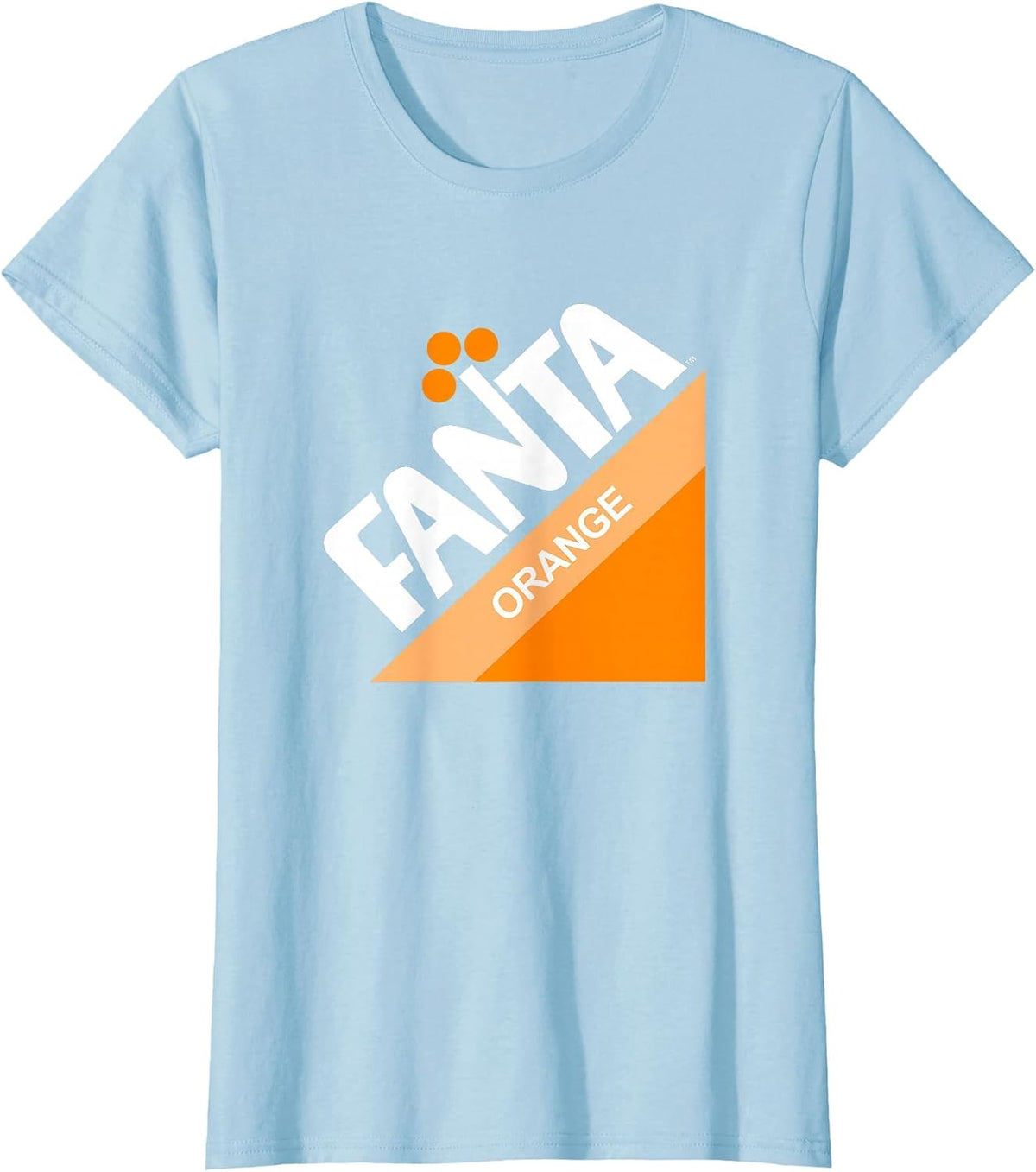Fanta Orange Soda Retro Classic Soft Drink T-Shirt - Baby Blue