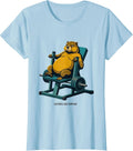 Women's Leg Press Duly Certified Funny Gym Workout Weightlifting T-Shirt - Baby Blue