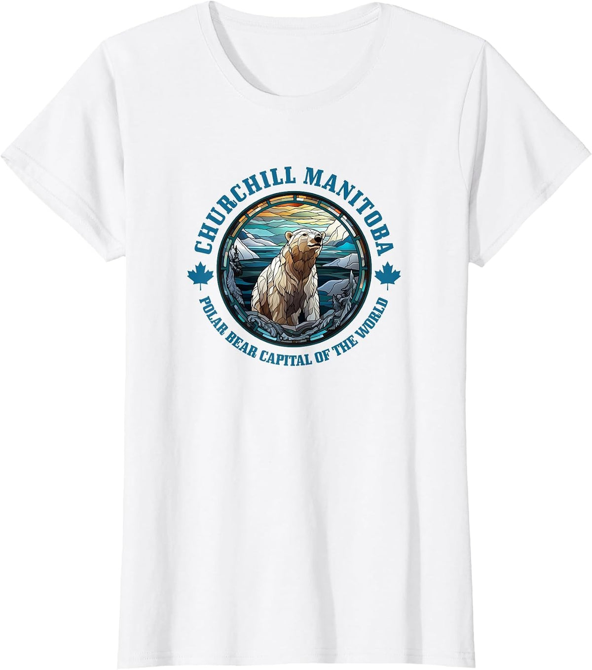 Churchill Manitoba Canada Polar Bear Capital of The World T-Shirt - White