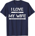I Love It When My Wife Lets Me Play Board Games T-Shirt - Navy Blue