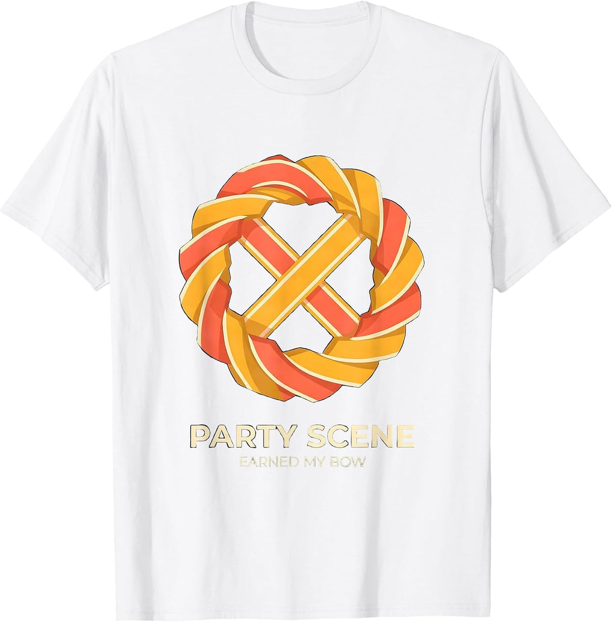 Men's Party Scene Earned My Bow Dance Parent Keepsake T-Shirt - White
