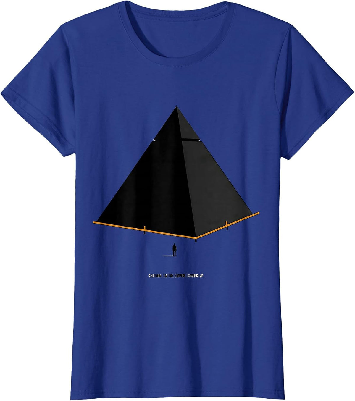 Women's Caution: Entire Empire Coming Up Funny History Teacher T-Shirt - Royal Blue