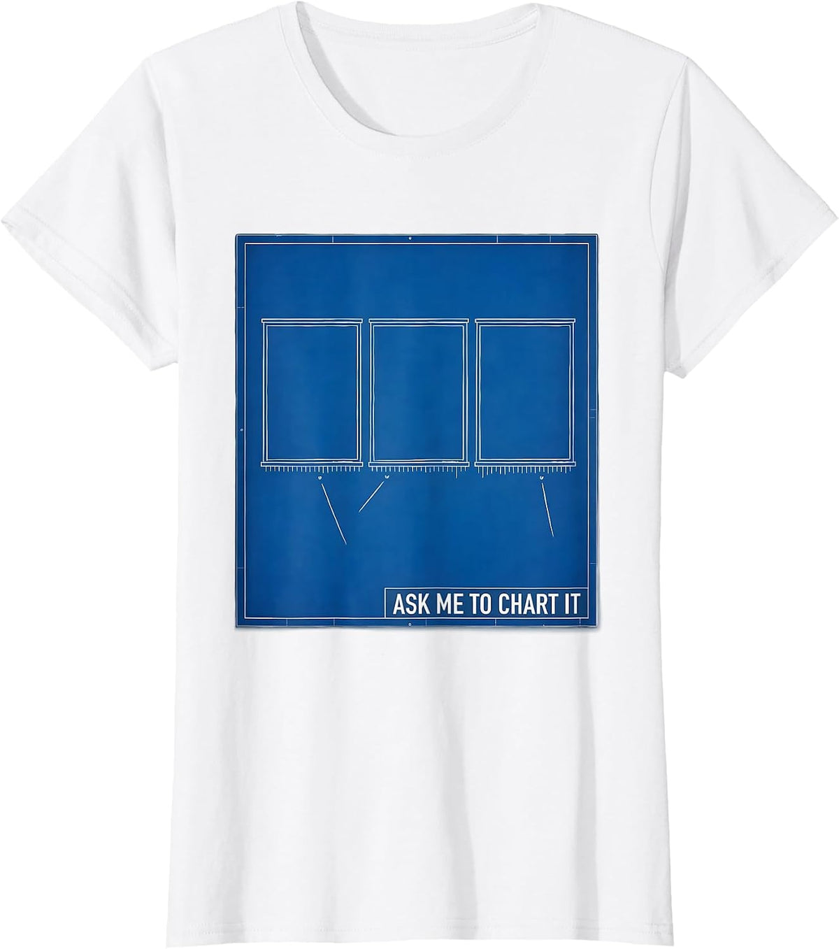 Women's Ask Me To Chart It Funny History Teacher Back To School T-Shirt - White