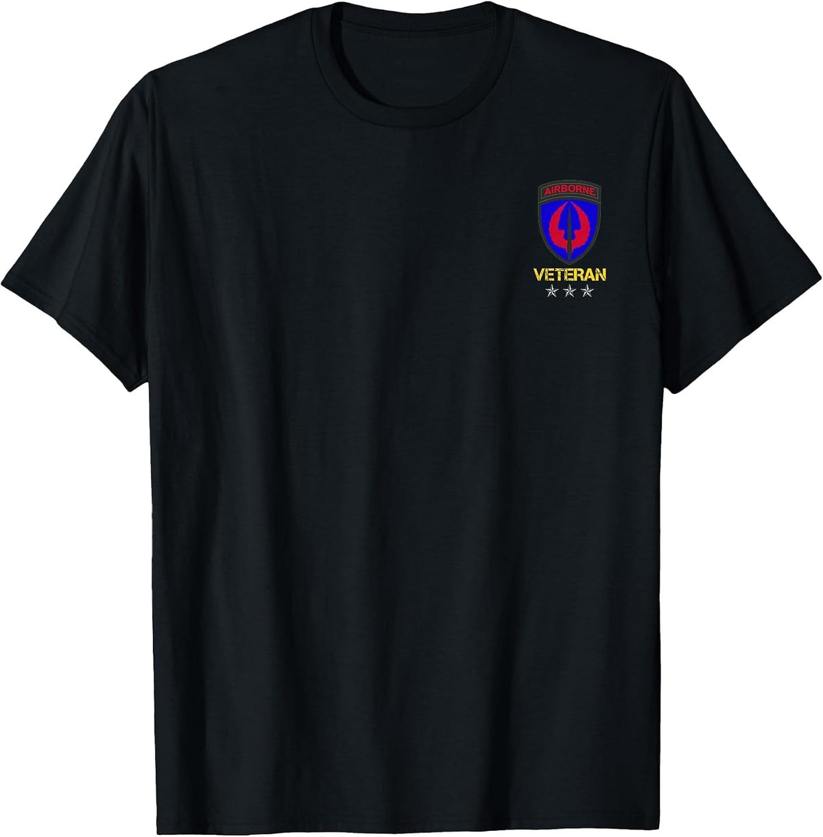 Mens Special Operations Aviation Command Veteran Patriotic T-Shirt - Black