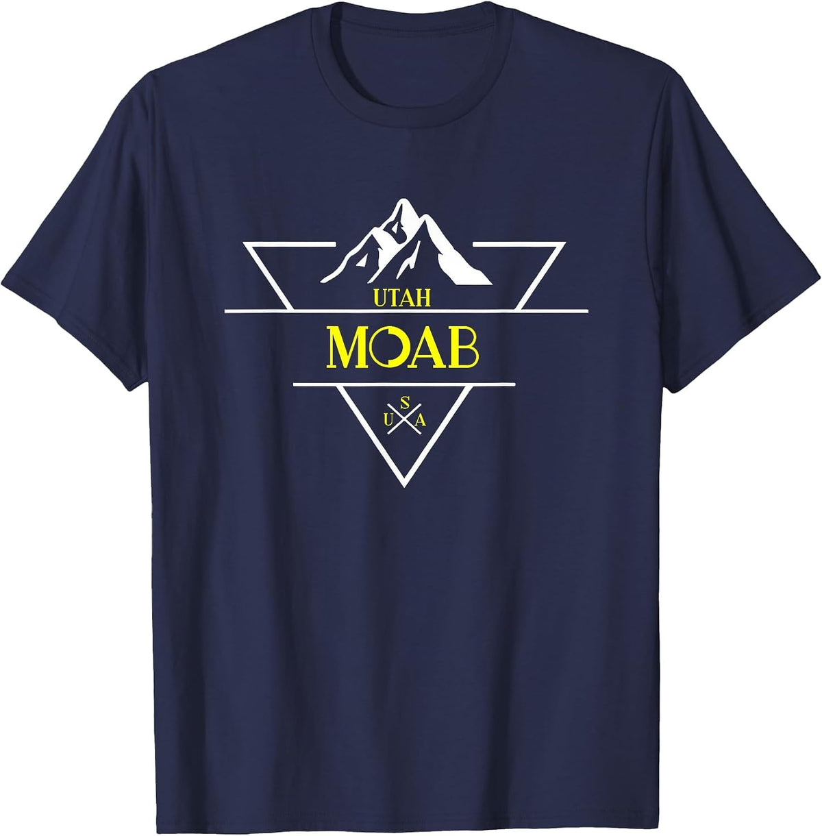 Moab Utah National Park - USA 1980s Retro Shirt T-Shirt - Navy Blue