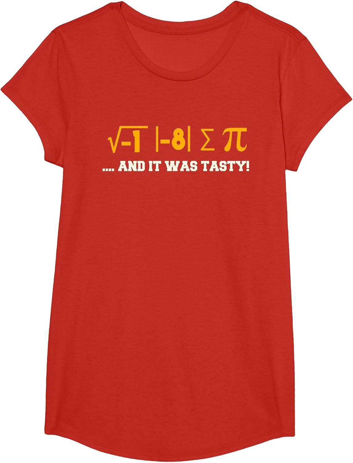 Mathematics Maths Lovers Teachers Students Mathematicians T-Shirt - Girls Red