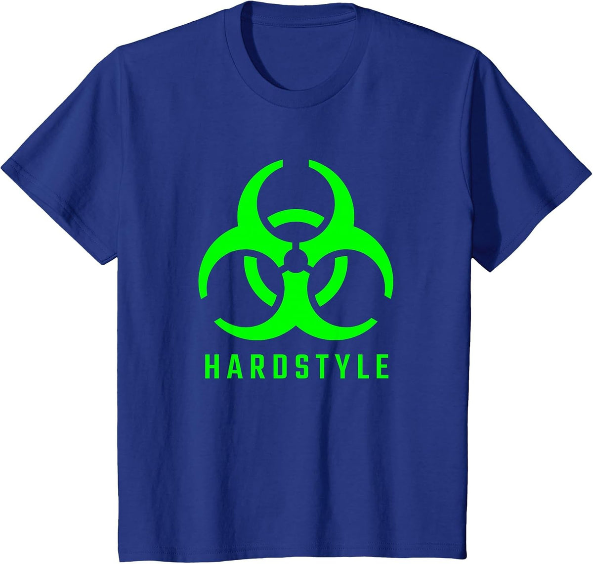 Hardstyle Shirt Biohazard Merchandise for Men, Women T-Shirt - Royal Blue