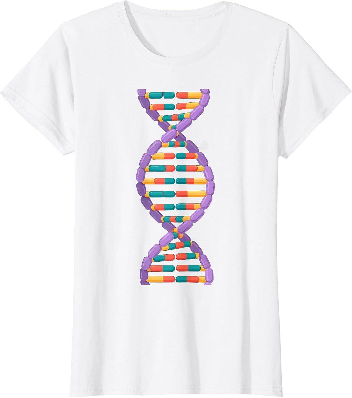 Pharmacy Technician DNA Capsule Double Helix T-Shirt - White