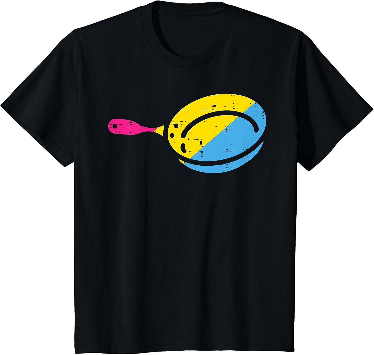 Pansexual Pan Pun Funny Pride Flag LGBT Humor Men Women Kids T-Shirt - Black