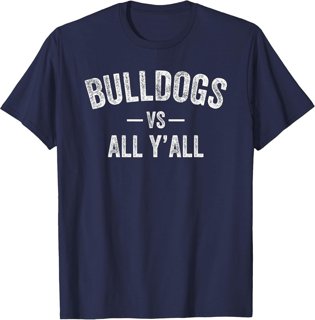 Bulldogs Mason vs. All Y’All HS T-Shirt - Navy Blue