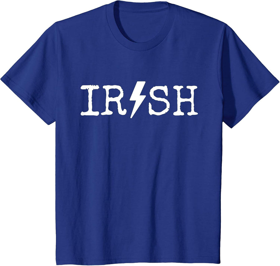 Irish Lightening - St. Patricks Day T-Shirt - Royal Blue