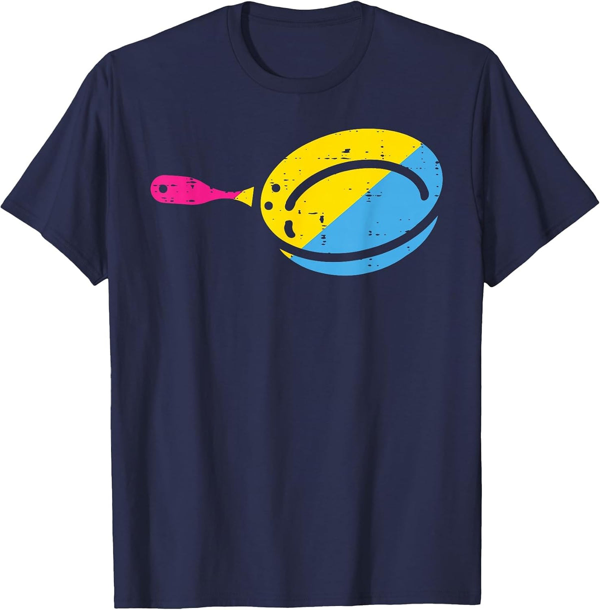 Pansexual Pan Pun Funny Pride Flag LGBT Humor Men Women Kids T-Shirt - Navy Blue
