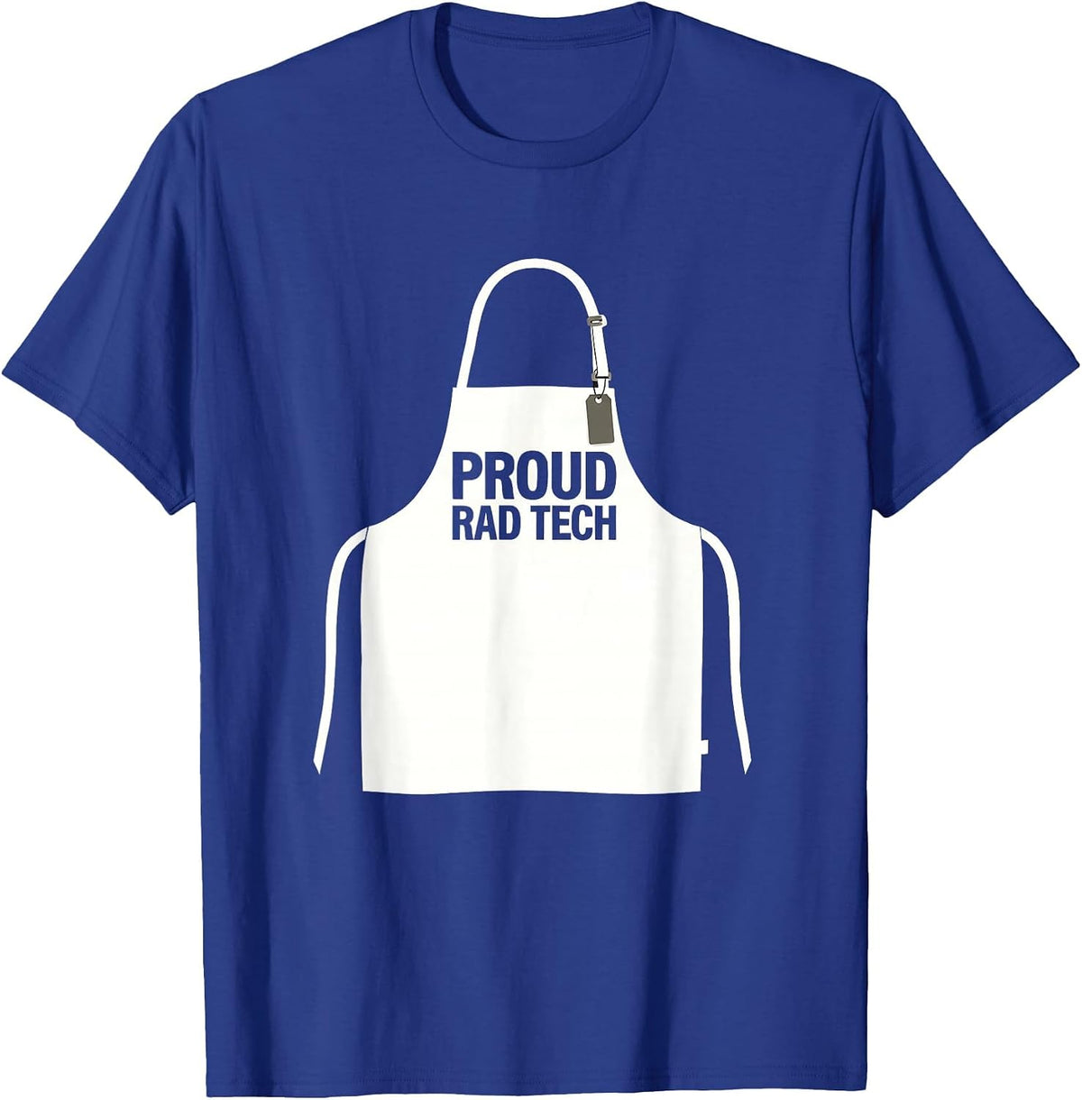 Proud Rad Tech Minimalist Radiology Tech Appreciation Week T-Shirt - Royal Blue