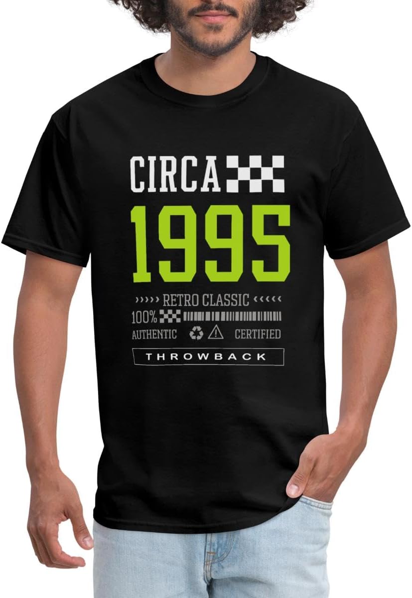 Circa 1995 Retro Classic Men's T-Shirt - Black