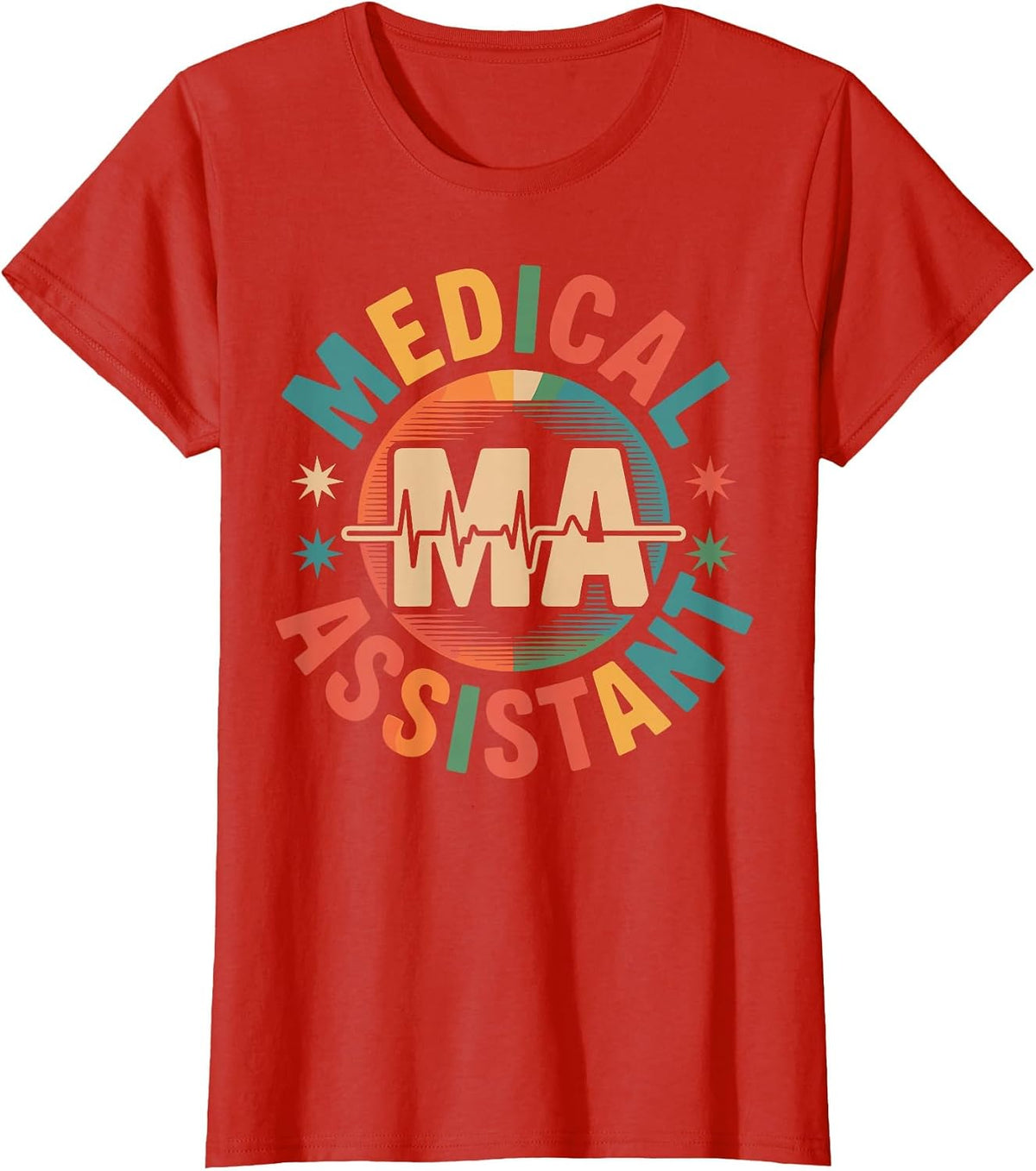 Medical Assistant MA T-Shirt - Red