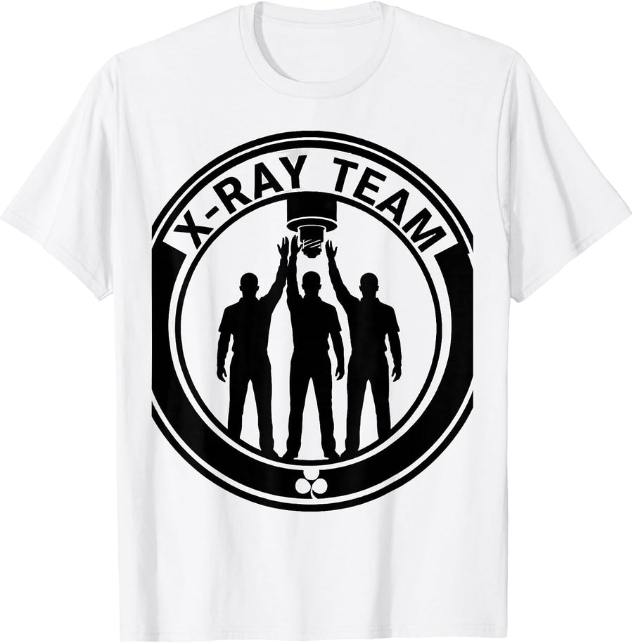 Men's X-Ray Team Radiology Tech Rad Tech X-Ray Technologist T-Shirt - White
