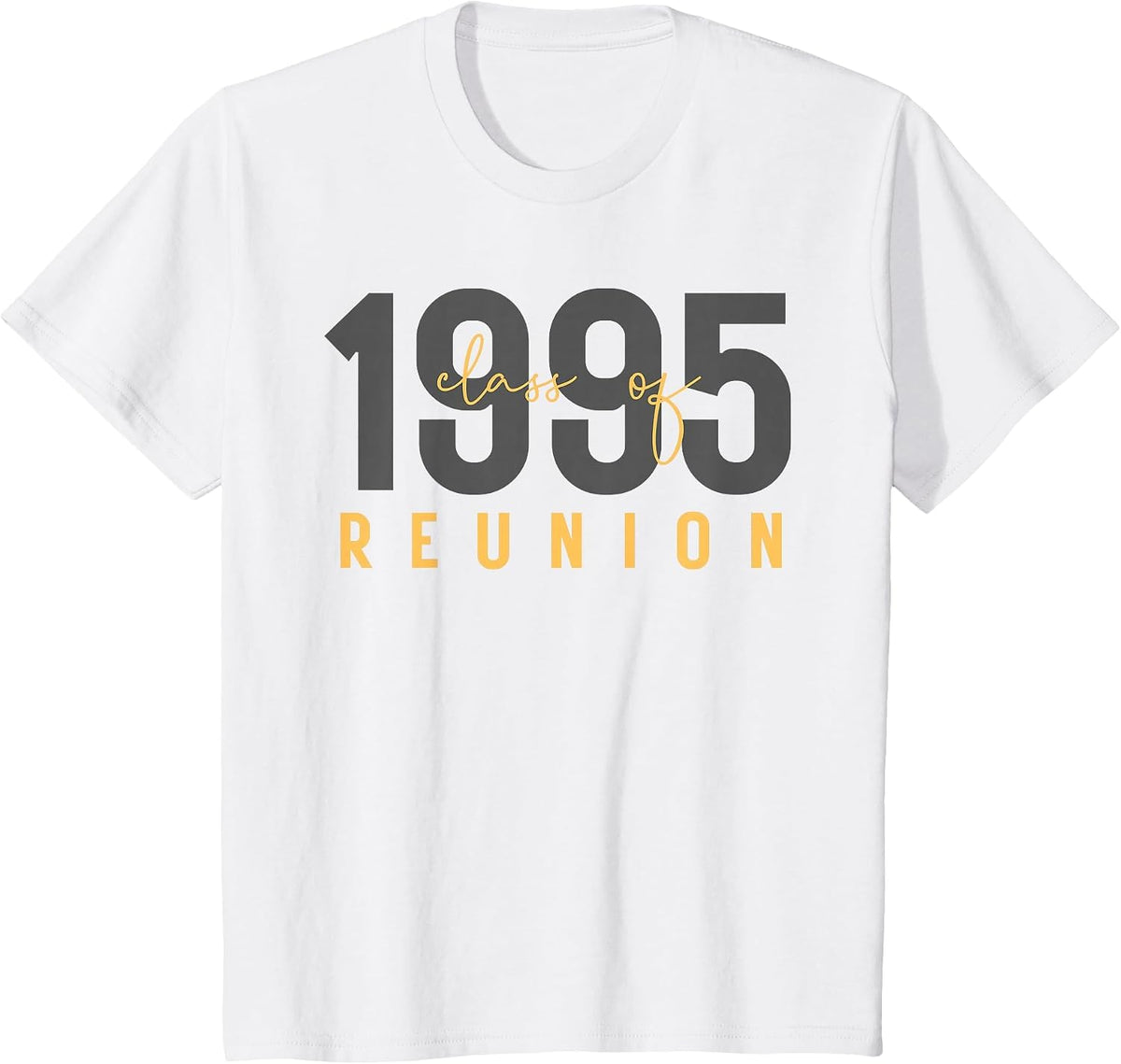 Classic Retro Vintage Class of 1995 Reunion 30th Graduation T-Shirt - White
