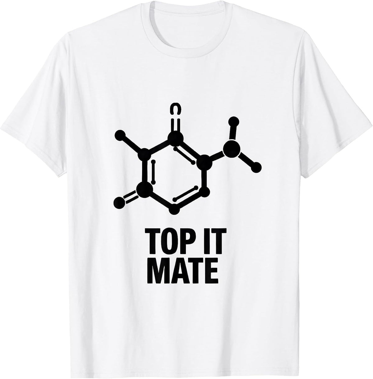 Men's Top It Mate Funny Pharmacy Technician Chemistry Joke T-Shirt - White