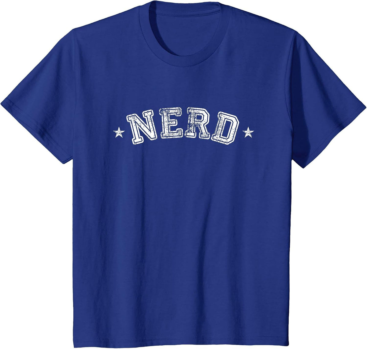 Nerd Distressed | Funny IT Geek Geeky for Men Women Nerd T-Shirt - Royal Blue