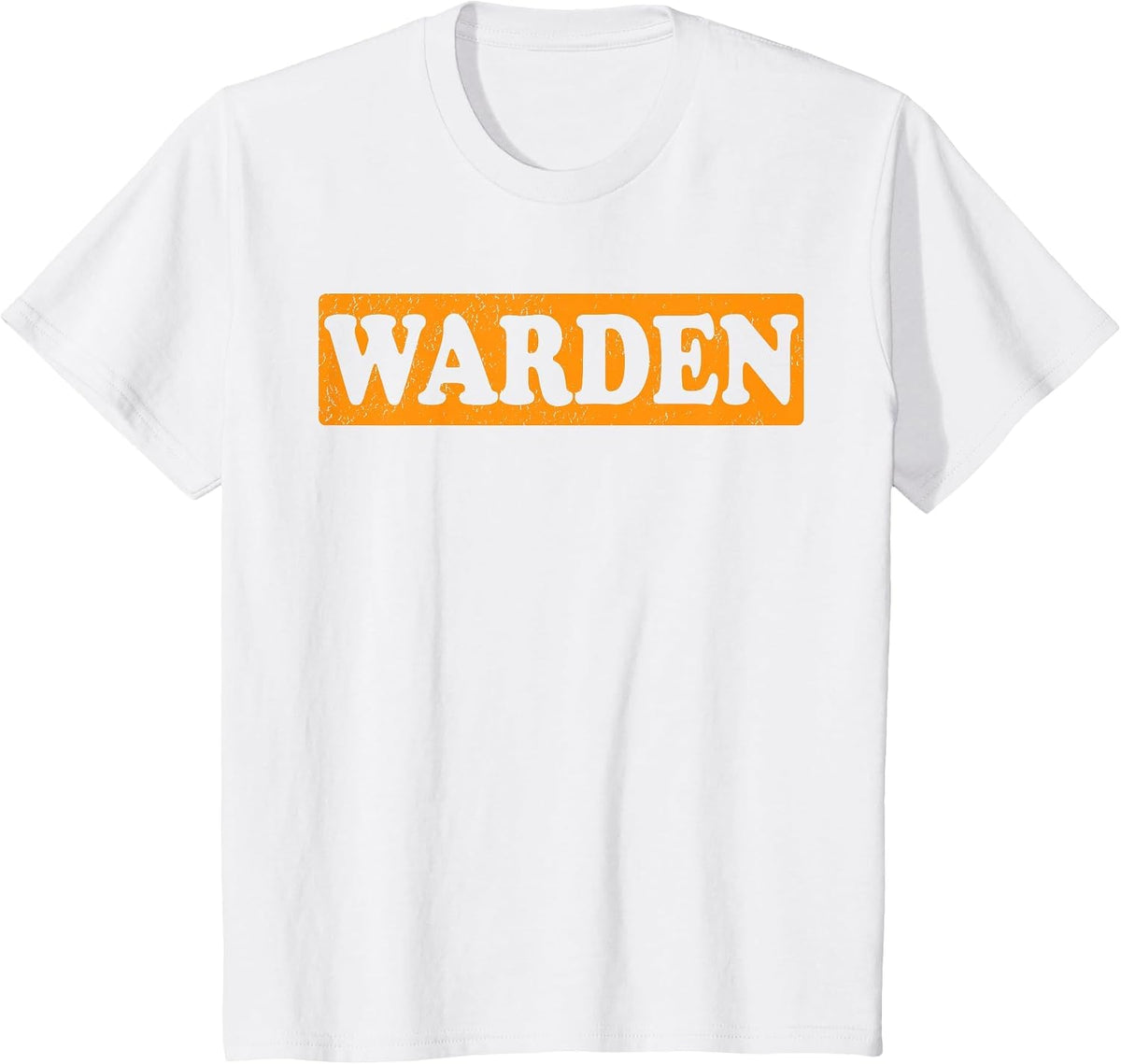 Warden Halloween Costume T-Shirt - White