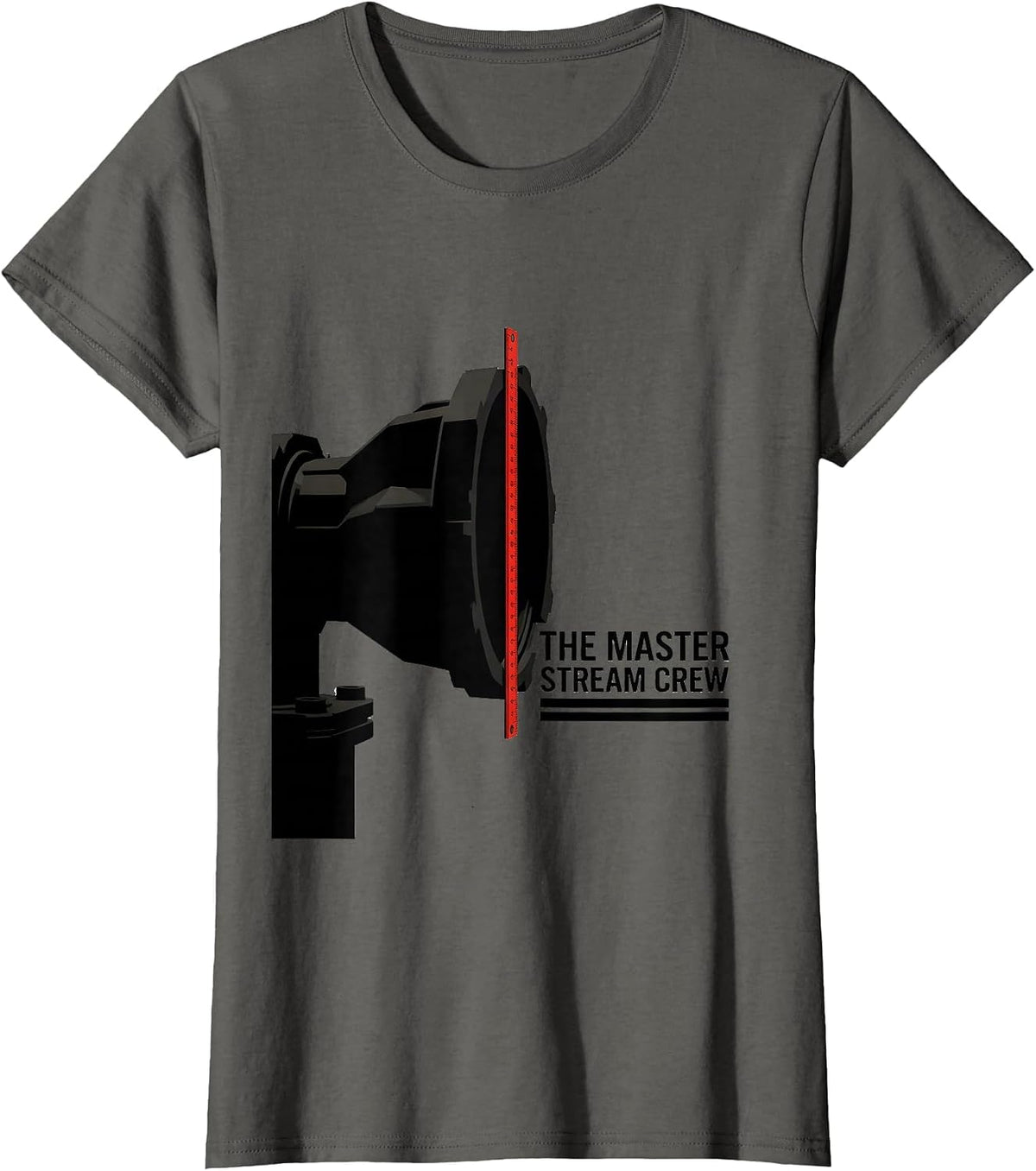 Women's THE MASTER STREAM CREW Swiss International Firefighter Crew T-Shirt - Asphalt Grey