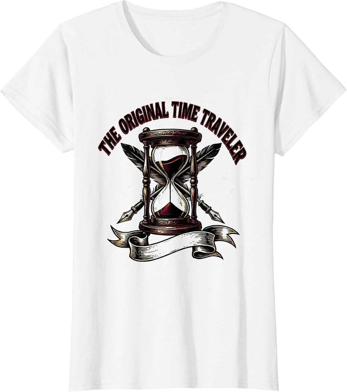 History Teacher The Original Time Traveler Design T-Shirt - White