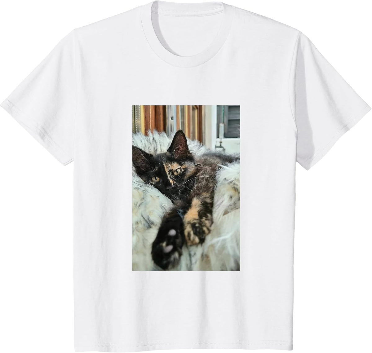 Cute Cat T-Shirt - White