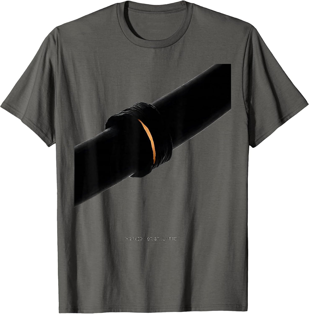 Men's Worked Hot Still Here Funny Electrician Skeleton Gift T-Shirt - Asphalt Grey