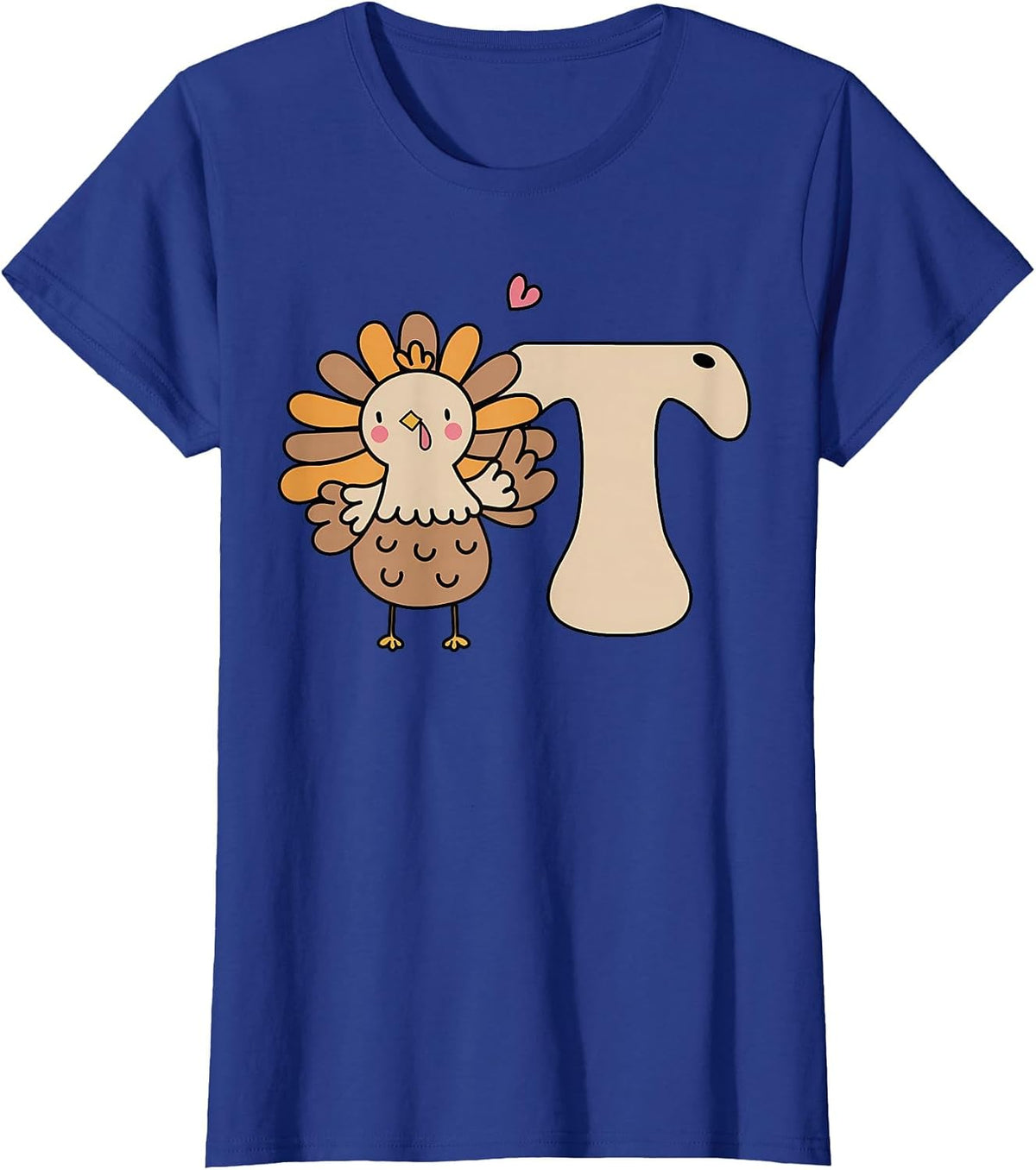 Thankful Occupational Therapist Thanksgiving OT Turkey T-Shirt - Royal Blue