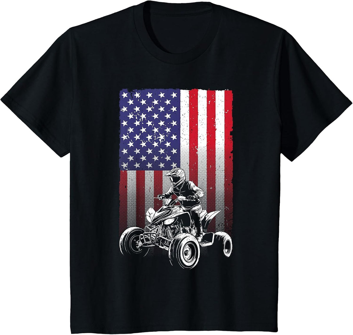 Cool ATV Design for Men Women Off Road Mud Dirt 4 Wheeler T-Shirt - Black