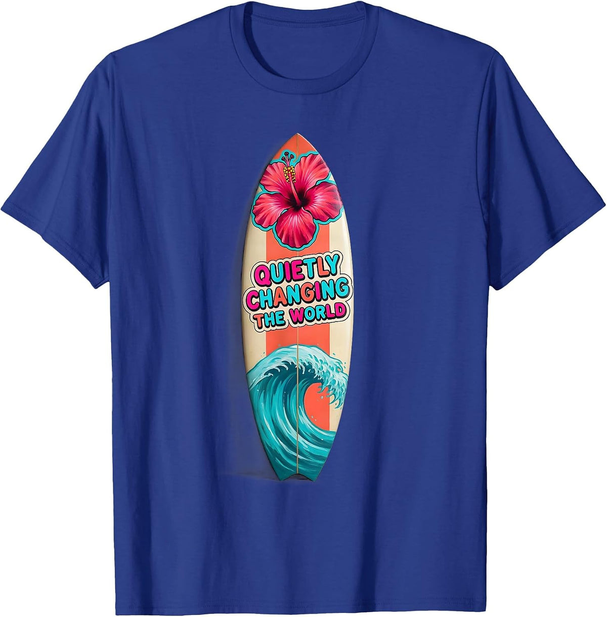 Quietly Changing the World Paraprofessional Design T-Shirt - Royal Blue