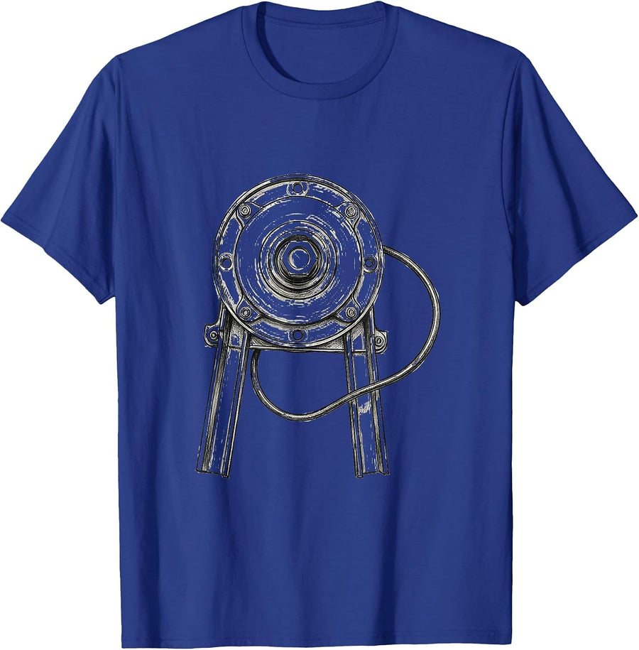 Fifth Wheel Coupling Diesel Pickup Trucker Humor T-Shirt - Royal Blue