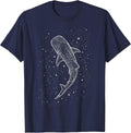 Whale Shark Galaxy T-Shirt - Navy Blue