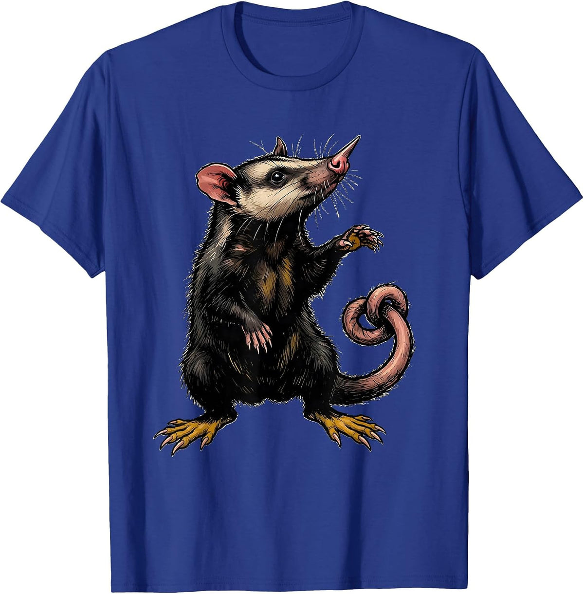 Men's Opossum Bowing Meme Humor Animal Lover Gift T-Shirt - Royal Blue