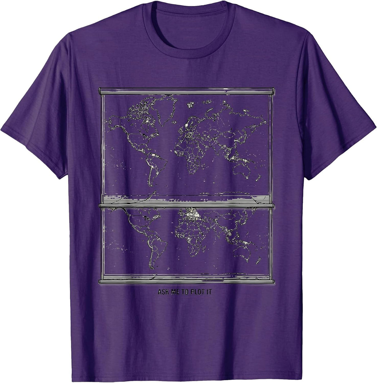 Ask Me To Plot It Funny History Teacher Back To School T-Shirt - Purple