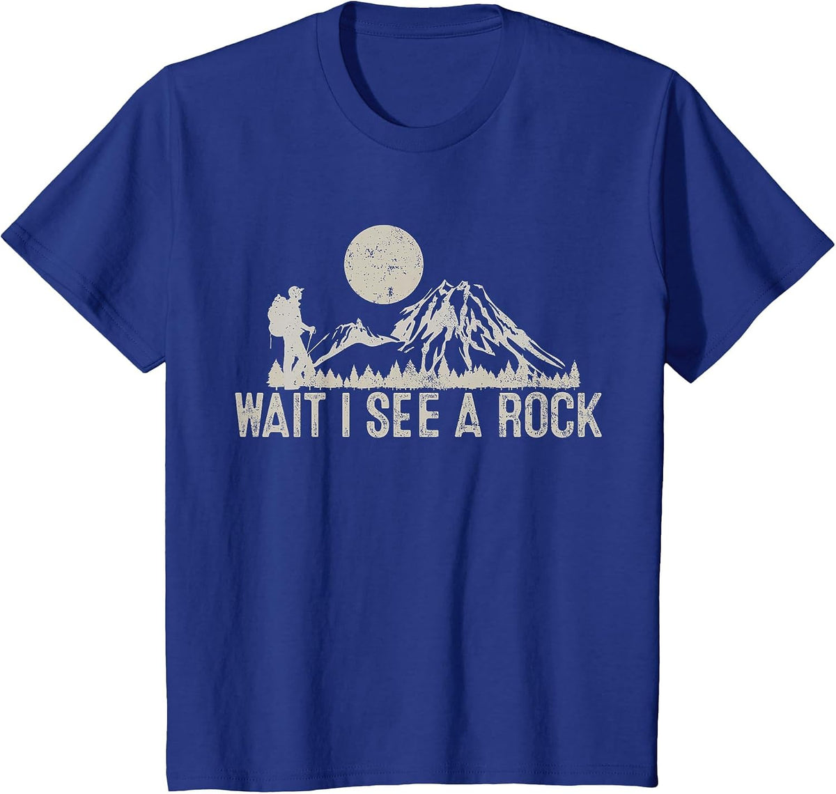 Geologist Geologist Rockhounding Mineral Collector Vintage T-Shirt - Royal Blue