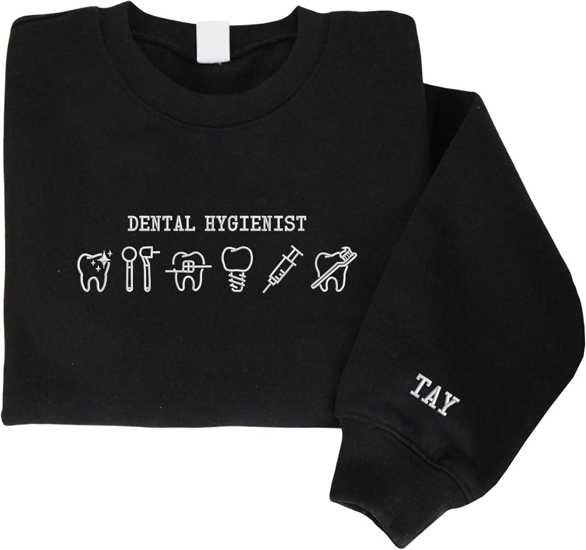 Custom Embroidered Dentist Shirt, Dental Assistant Crewneck, Dentist Gifts, Student Shirt - Style 21