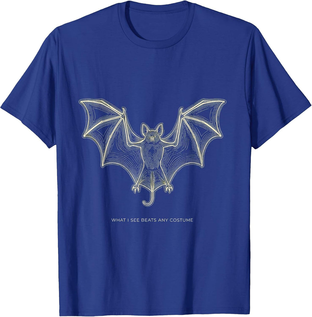 Men's What I See Beats Any Costume Funny Sonographer Halloween T-Shirt - Royal Blue