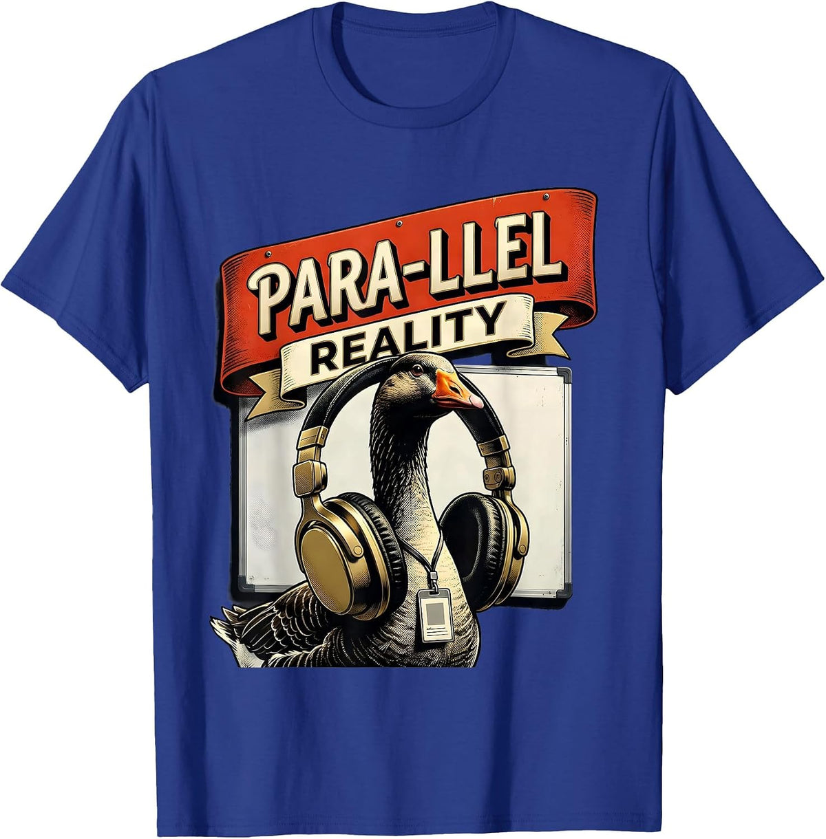 Men's Para-Llel Reality Funny Paraprofessional SPED Teacher Gift T-Shirt - Royal Blue
