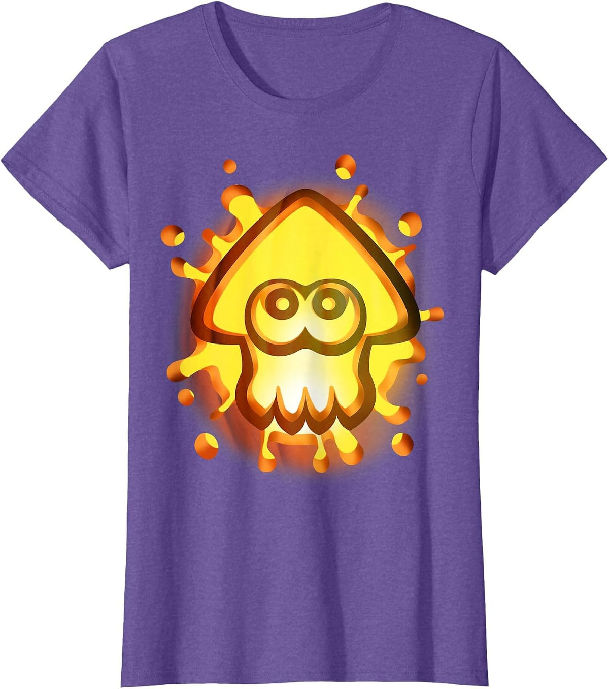 Nintendo Splatoon Inkling Halloween Pumpkin Graphic T-Shirt T-Shirt - Purple Heather