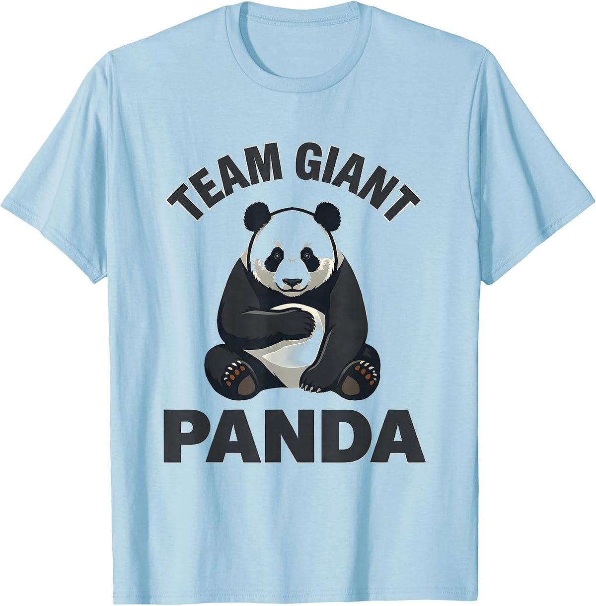 Men's Team Giant Panda Funny Panda Lover Animal Humor Gift T-Shirt - Baby Blue