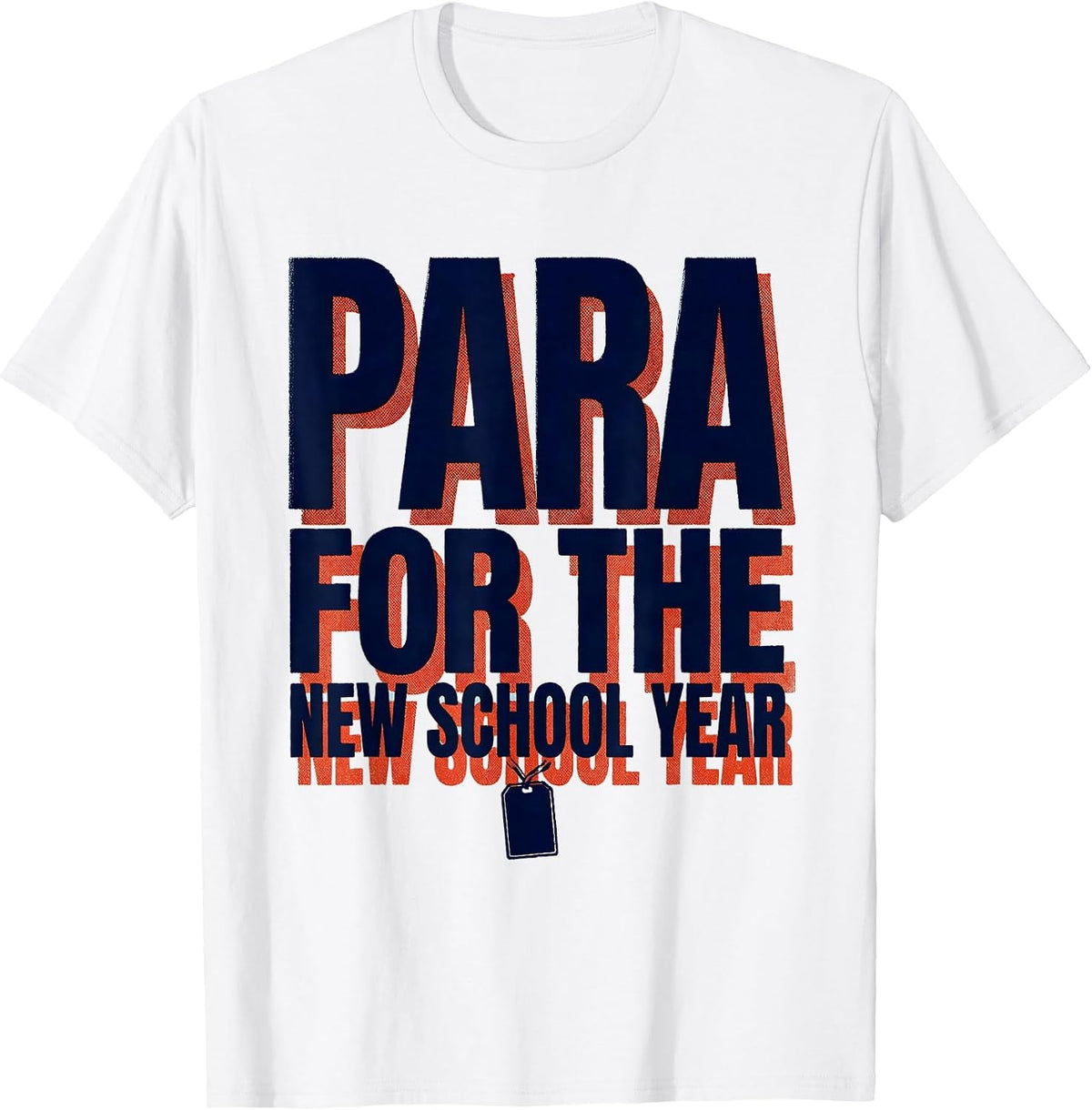 Men's Para For The New School Year Funny Paraprofessional Humor T-Shirt - White