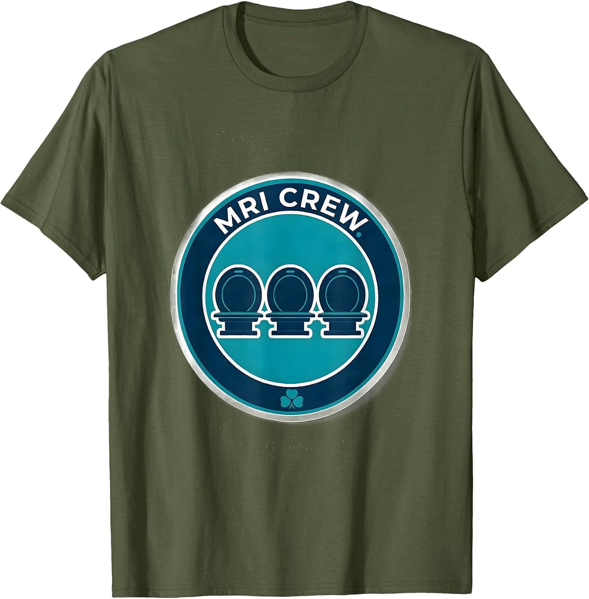 Men's MRI Crew Radiology Tech Rad Tech Work Pride T-Shirt - Olive Green
