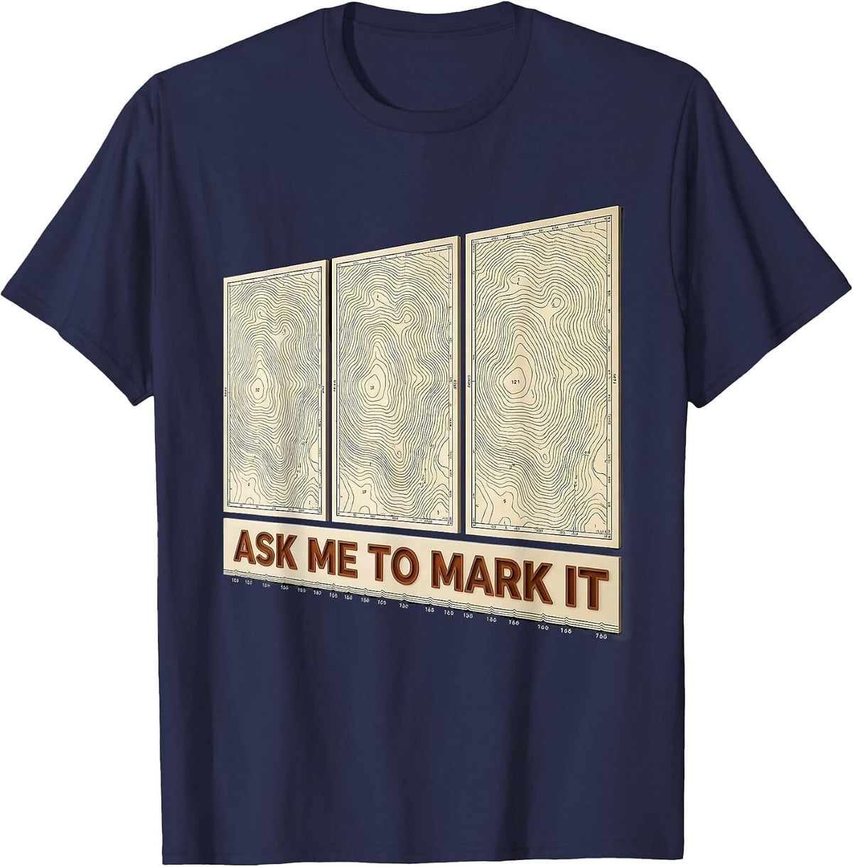 Men's Ask Me To Mark It Funny History Teacher Back To School T-Shirt - Navy Blue