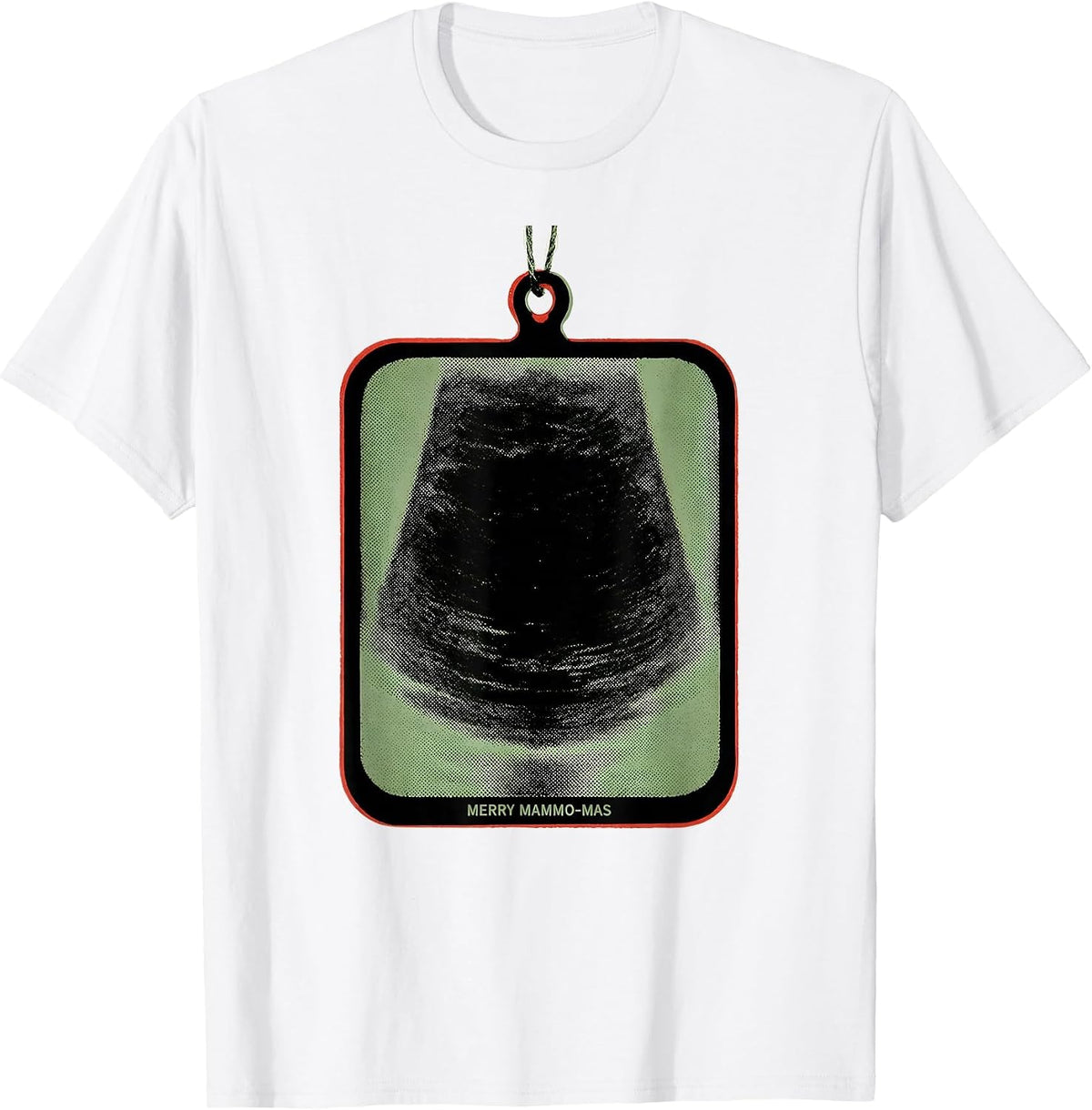 Men's Merry Mammo-mas Radiology Tech Christmas Humor Gift T-Shirt - White