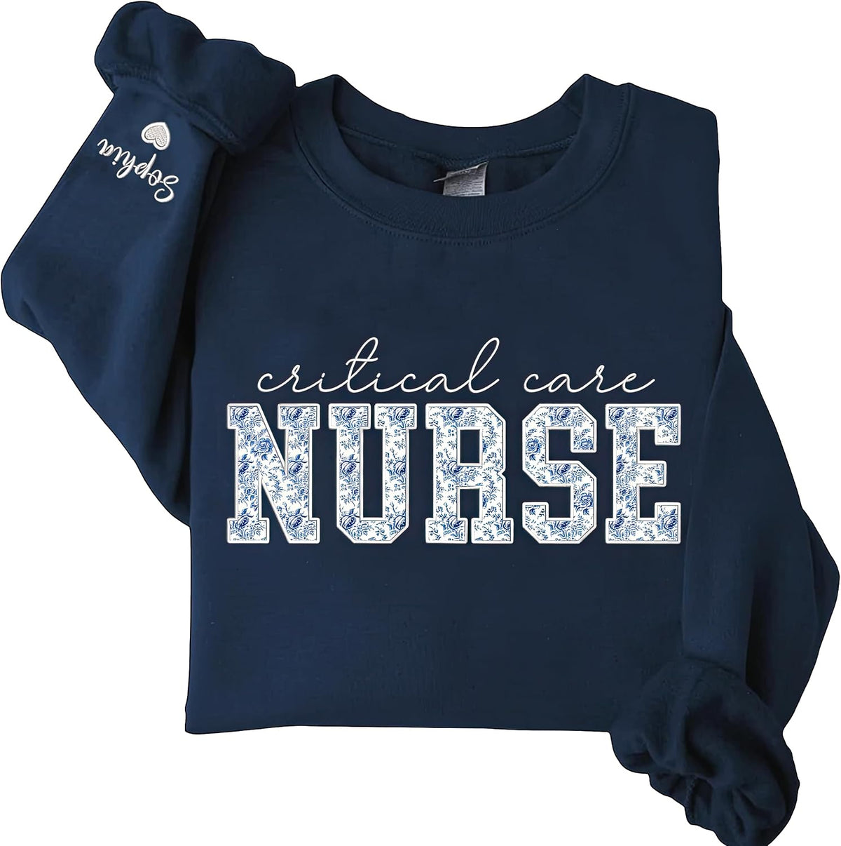 Personalized Nurse Sweatshirt, Custom Registered Nurse Shirt, RN Shirt, Nursing Gift, Gifts for Healthcare Worker - Critical
